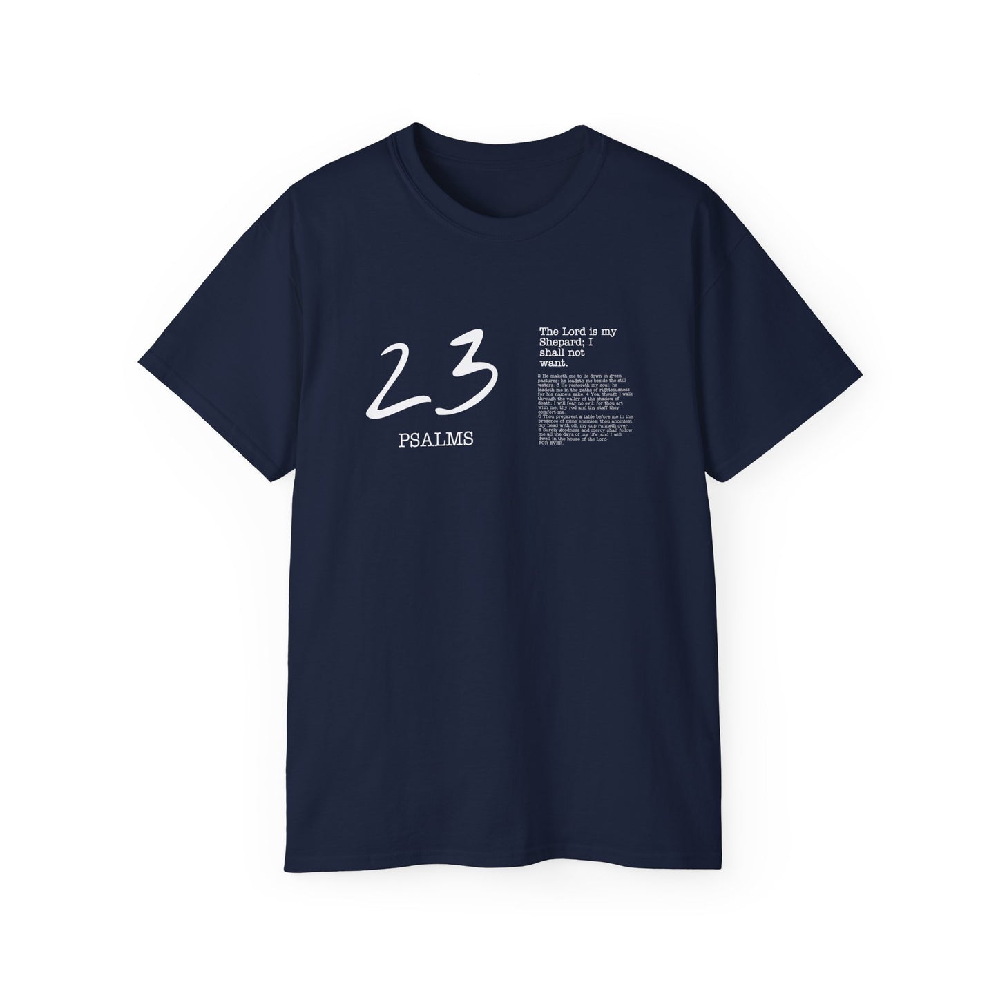 Cotton Tee- (Psalms 23)