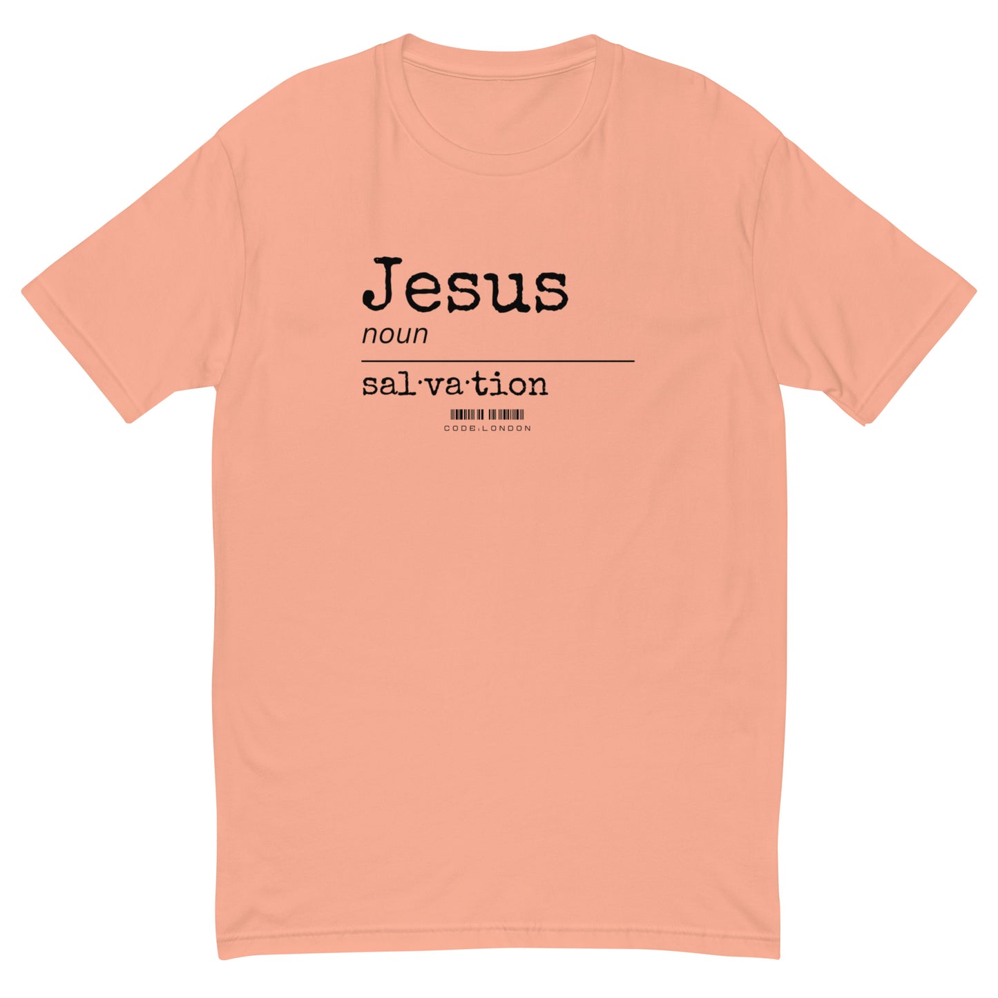 Fitted T-shirt (Jesus- Salvation)