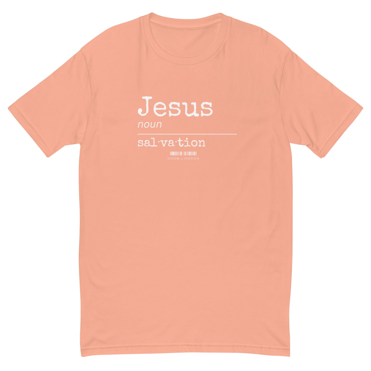 Fitted T-shirt (Jesus- Salvation)