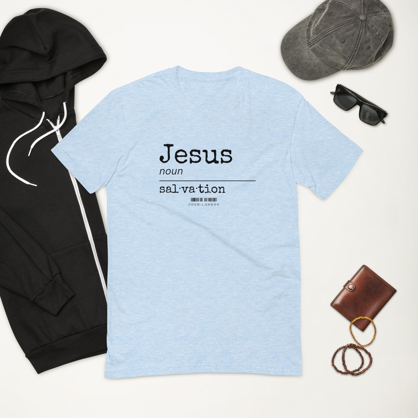 Fitted T-shirt (Jesus- Salvation)