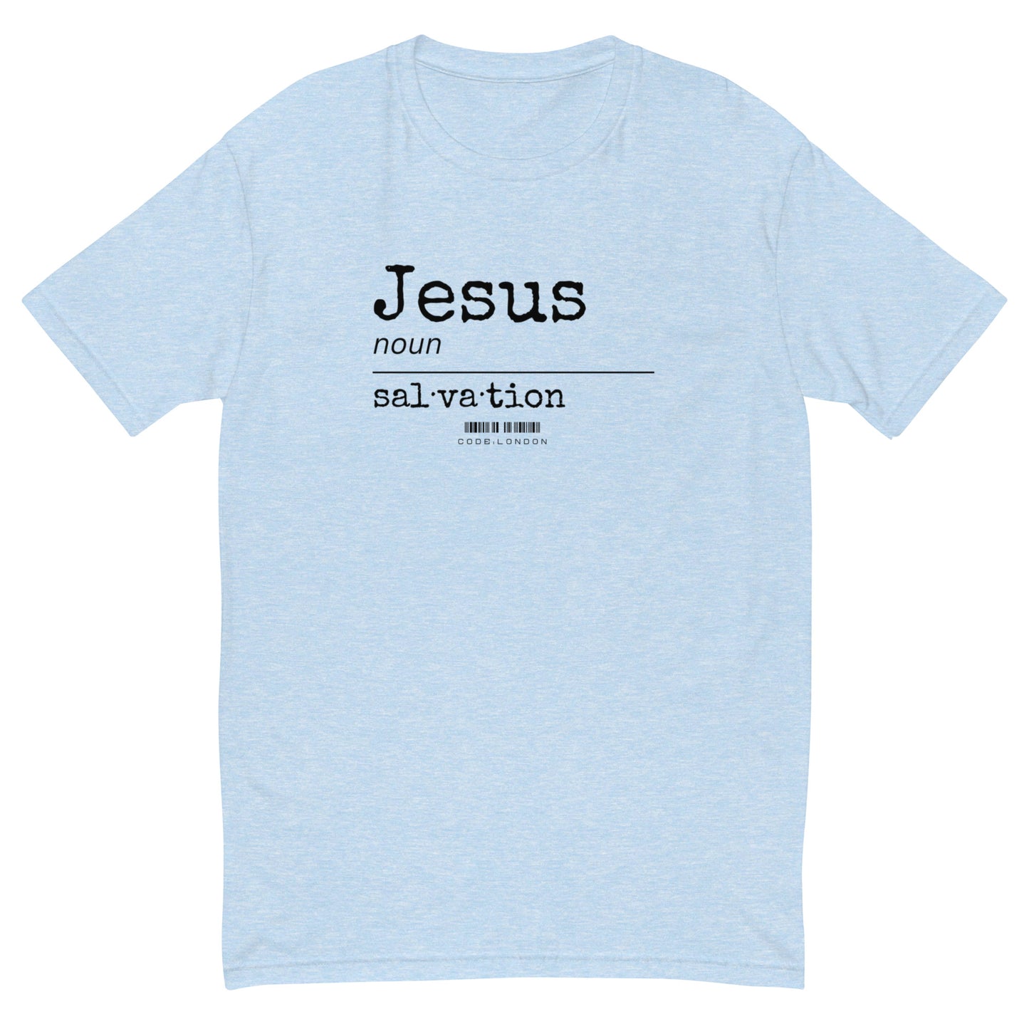 Fitted T-shirt (Jesus- Salvation)