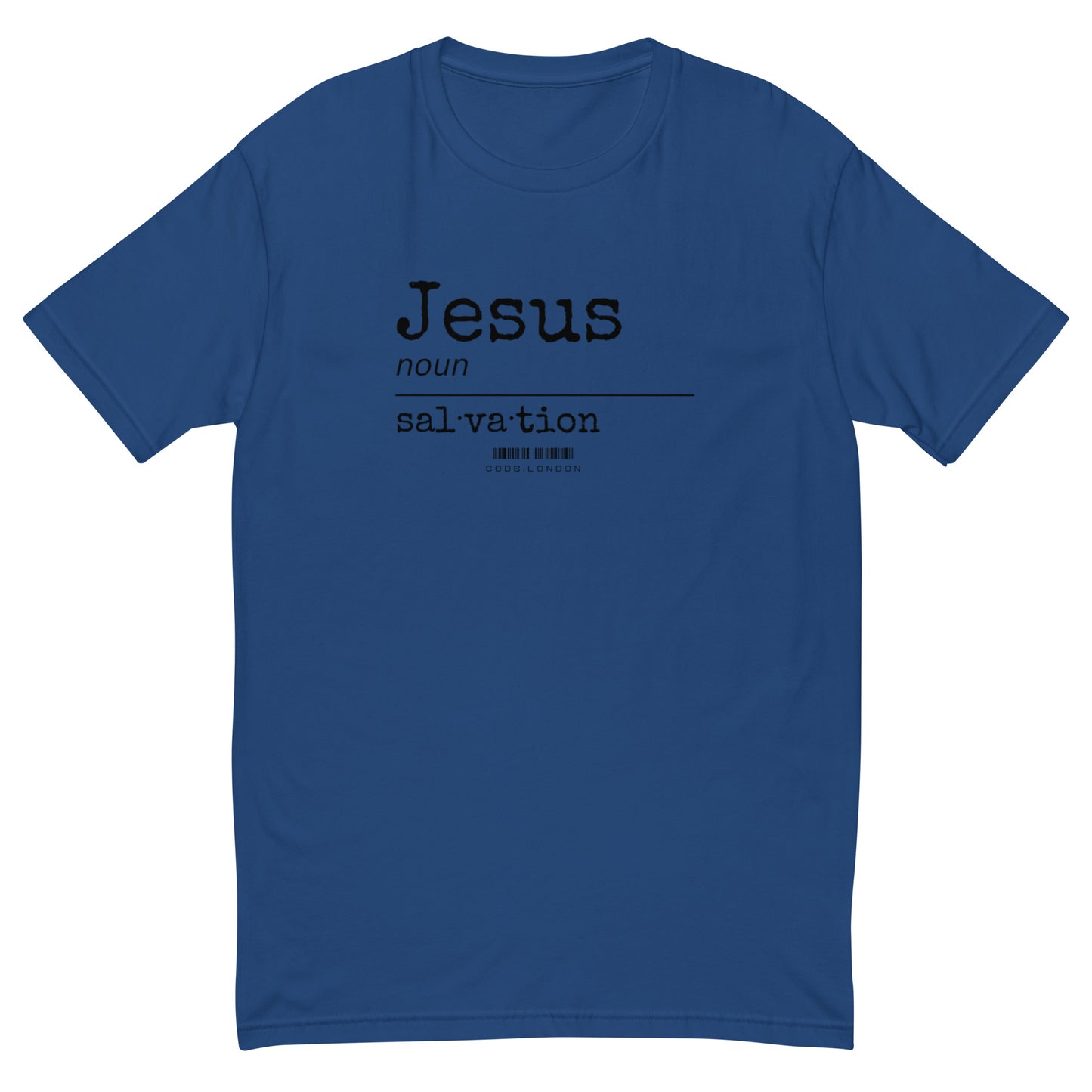 Fitted T-shirt (Jesus- Salvation)