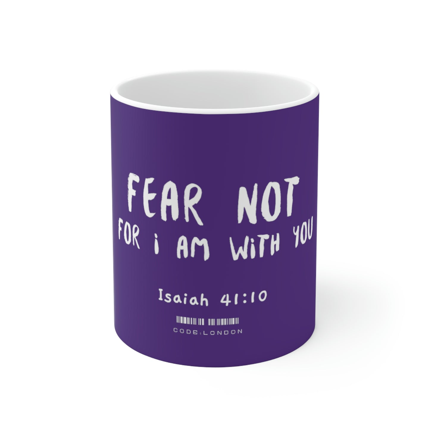 Ceramic Mug - (Isaiah 41:10)