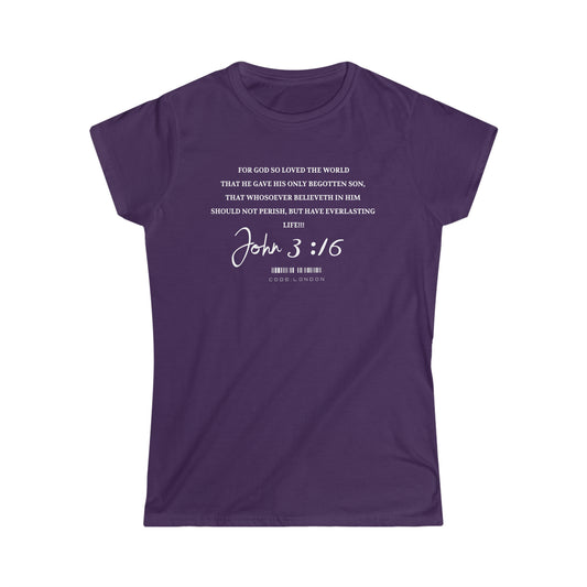 Women's T-shirt (John 3:16)