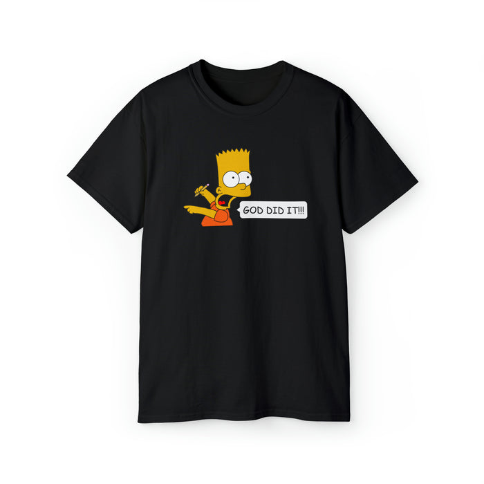 Cotton Tee-  (GOD Did It)
