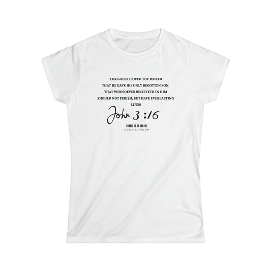 Women's T-shirt (John 3:16)