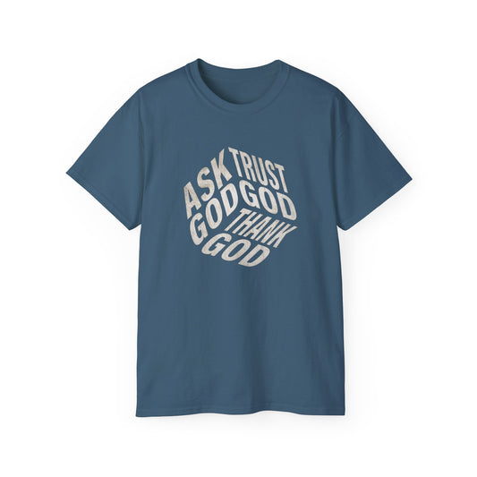 Cotton Tee- (Thank GOD)
