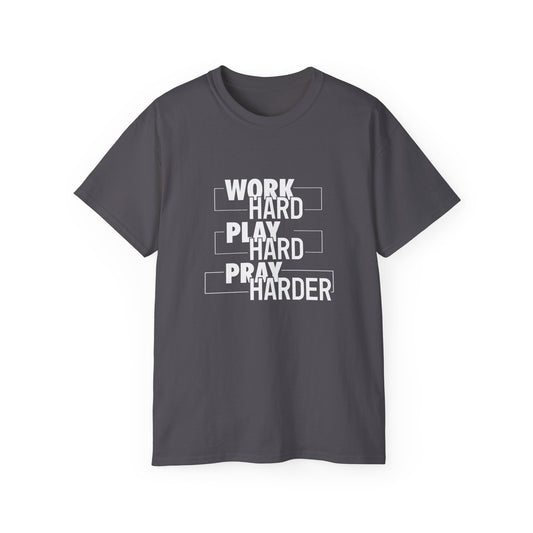 Cotton Tee- (Pray Harder)