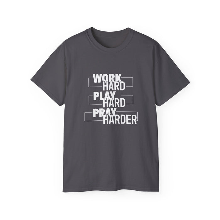 Cotton Tee- (Pray Harder)