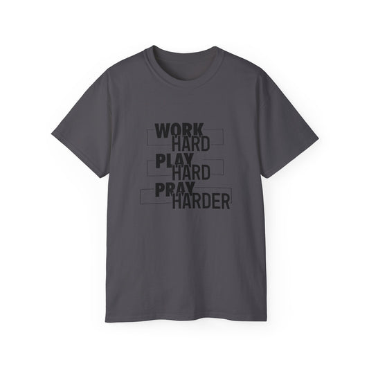 Cotton Tee- (Pray Harder)