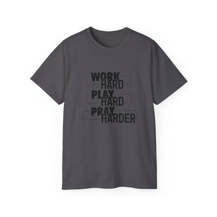 Cotton Tee- (Pray Harder)