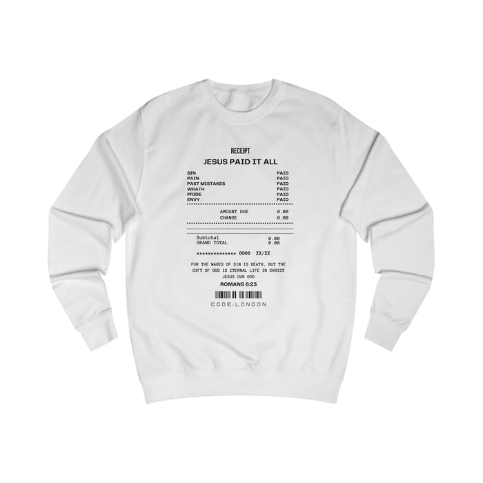 Sweatshirt - (JESUS PAID IT ALL)