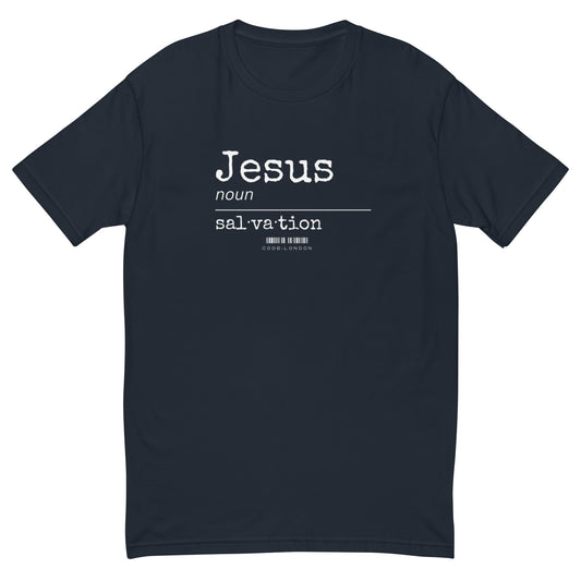 Fitted T-shirt (Jesus- Salvation)